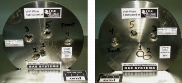 Ballistic Properties of P/M Ti