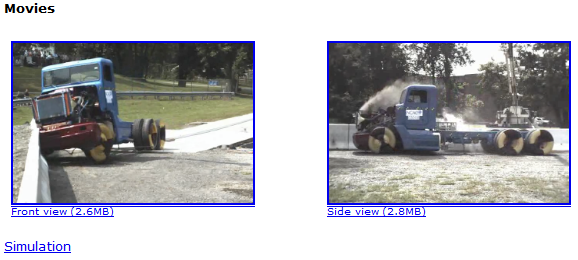 Tractor crash test image