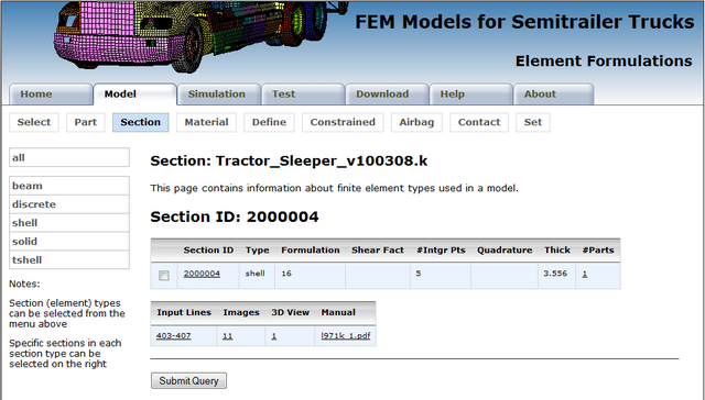 Section specifics image