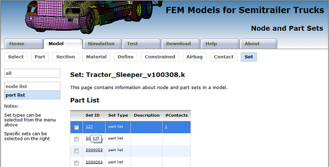 Set specifics link image